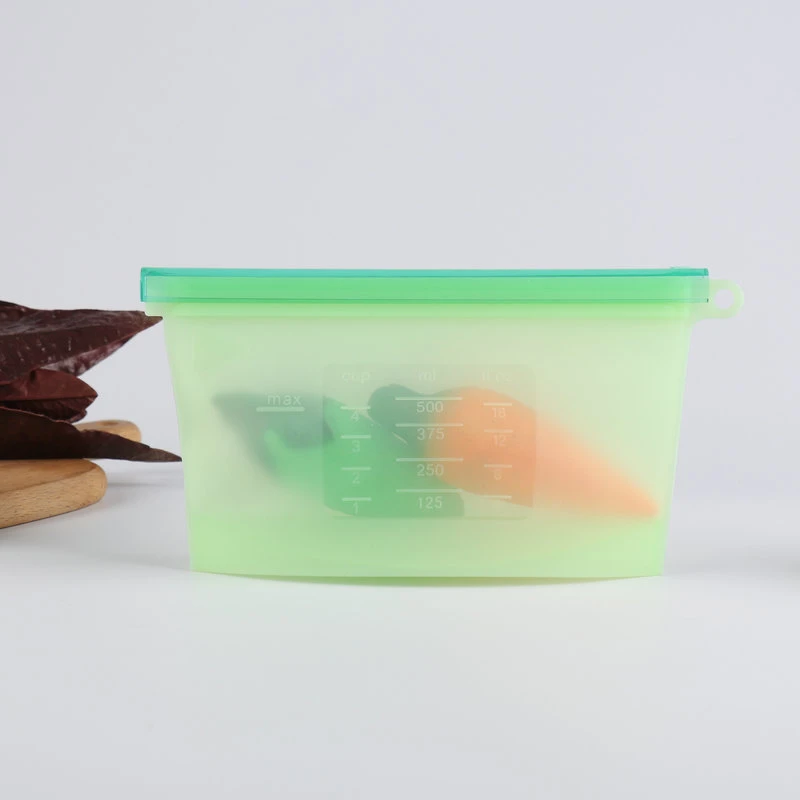 Reusable Silicone Food fresh-keeping Bag for  food storage