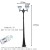 Import RGB solar garden lamp Outdoor Christmas Decoration Modern Path from China