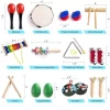 Rhythm Band Musical Instruments for Toddler with Carry Bag,12 in 1 Music Percussion Toy Set for Kids