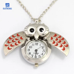 RM-L131 Pocket Watch With Owl Shaped Japan Movement Watch Personalized Design Pocket Watch
