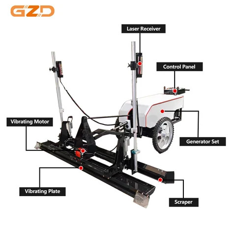 Buy Road Machinery Laser Concrete Screed Automatic Floor Levelling ...