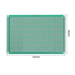 RobotLinking 8*12cm Double Side Prototype pcb Breadboard Printed Circuit Board Tinned Universal PCB Circuit Board DIY Soldering