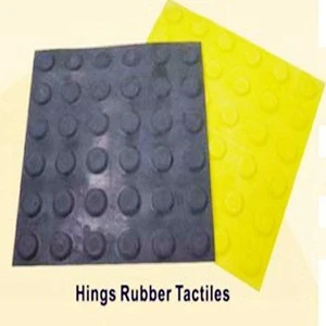 round dot rubber tactile tile