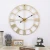 Import Round Metal Art Home Decorative Quartz Wall Mounted Clock Iron Pendant Wall Clock from China