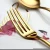 Import Royal 18/10 Gold Stainless Steel Spoon Fork Knife Cutlery Flatware Sets from China