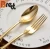 Import Royal 18/10 Stainless Steel Gold Plated Titanium Flatware Wholesale from China