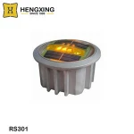 RS301 solar LED step light dark caution road stud