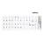 Import Russian language keyboard layout sticker for computer desktop laptop keyboard Multilingual from China