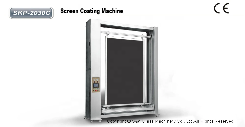 sanken glass silk screen printing 1500*2000mm glass Screen Coating Machine