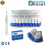 Scalpel Handle # 3 with Blades Stainless Steel 100pcs #10 Surgical Blades for surgery