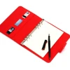 School Stationery Metal Binding Spiral hard felt notebook cover for Dairy