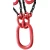 Import SCIC Grade 100 ( G100 ) Chain Slings Dia 50mm EN 818-4 Endless Sling Two Legs from China