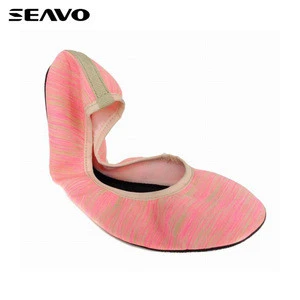 SEAVO nice new design soft pink dance ballet shoes for ladies