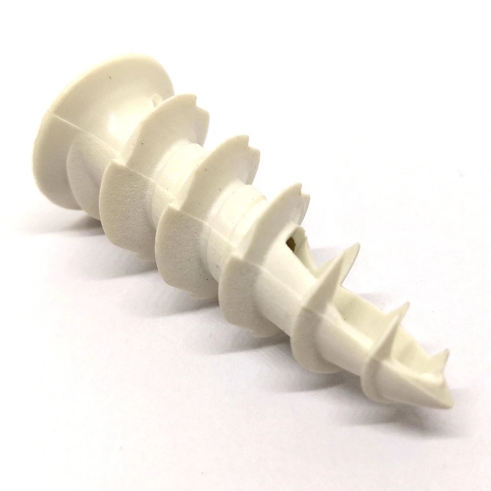 self-drilling plasterboard plug dry wall ribbed universal nylon anchor for plasterboard