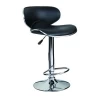 Semi-Circle Footrest PU Leather Bar Chair