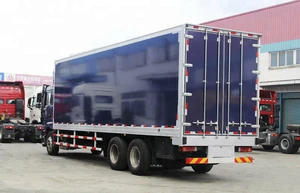 SHACMAN euro2 to euro 5 box truck/ cargo truck for sale