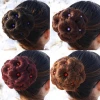 Shang Ke Women Chignon Hair Bun Donut Clip In Hairpiece Extensions Black Brown Red Synthetic High Temperature Fiber Chignon