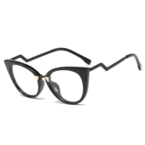 SHINELOT 97320 Stock Supply Italy Style Anti Blue Light Optical Glasses  Frames Women Cateye Eyewear Fashion Glasses Wholesale