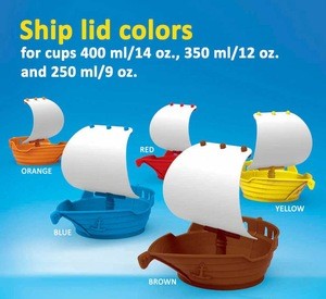 Ship Lid slushie cup 14 oz./400 ml novelty yard cup