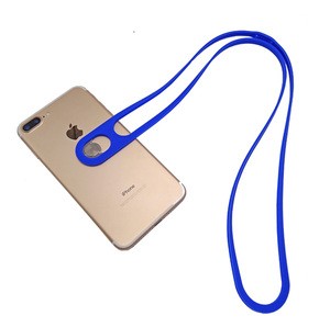 silicone cell phone hang rope mobile phone charm strap