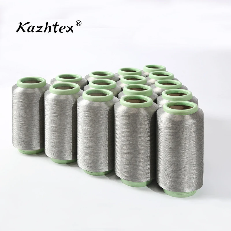 Silver coated nylon FDY 140D conductive filament yarn