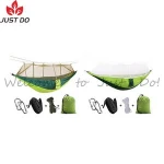 Single & Double Camping Hammock With Mosquito Bug Net
