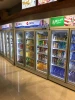 single glass door display freezer commercial drink showcase refrigeration with CE