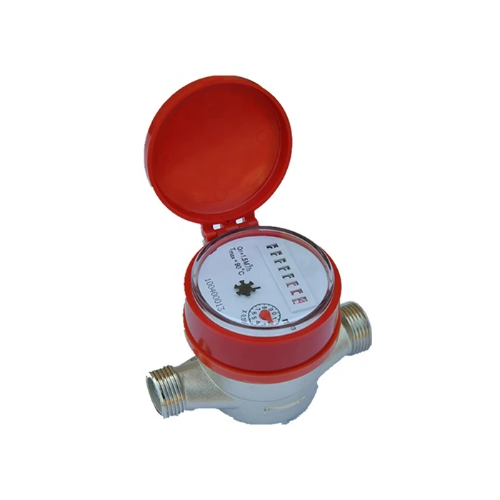 Single Jet Vane Wheel Dry Type Pulse Output Water Meter With Reed Switch Option