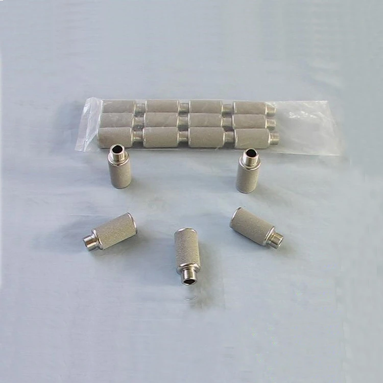 Sintered Titanium Metal Powder Smoke Pipe Sensor Filter Cartridge