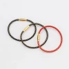 SKY 3mm Braided Bracelets Rope Red Gold Cord Friendship Thread Handmade Fashion Custom Factory Direct