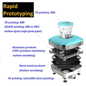 sla nylon plastic production 3d print service