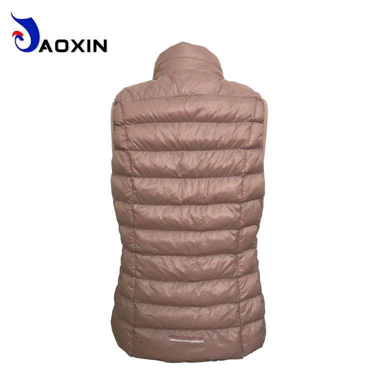 Sleeveless Jacket  Winter Women&#39;s Vest Slim Cotton Waistcoat for Women Pink Color Jacket Coat Outerwear