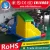 Small inflatable water house slide with pool