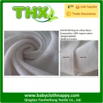 Small MOQ GOTS Certified 100% Organic Cotton Fleece Fabric
