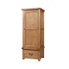 Small size solid wood single door narrow wardrobe for hotel
