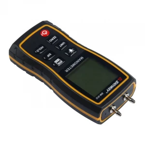 SNDWAY Portable LCD Display Digital Differential Manometer Air pressure Gauges Meter