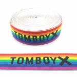 soft nylon elastic jacquard waistband