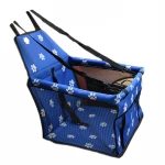 Softable Breathable Dog Car Booster Seat With Storage Pocket And Safety Belt Dog Car Seat