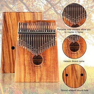 Buy Solid Finger Musical Instrument With Hammer 17 Key Thumb Piano from ...