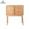 Solid oak 3 drawers storage cabinet;chest of drawers solid wood;living room cabinets;storage drawers