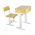 Import Solid Wood Foldable Table Top Student Single Desk Chair in Classroom from China