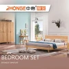 Solid wood latest designs modern bedroom furniture