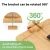 Import SOPEWOD Bamboo Foldable Couch Tray Clip-On Side Table for Wide Arm 360 Rotating Phone Holder for Bathroom Storage Use from China
