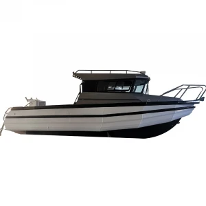 Speed boat 7.5m 25ft Aluminum big cabin family cruiser fishing boat