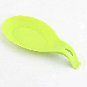 Spoon Rest Ladle Holder Counter Top Silicone  for Stove Non-Stick Large Kitchen Spoon Rest