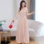 Import Spring Summer Fashion Girls Evening Dresses Womens Sleeveless ONeck Chiffon Polka Dot Dress from China