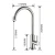 Import SS6011-Tengbo  304 stainless steel cold water sink faucet for kitchen faucet sink from China
