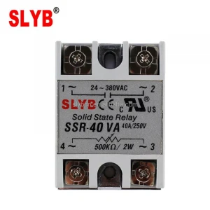 SSR Series Single Phase AC Solid State Voltage Regulator SSVR-40VA Adjustable Solid State Relay SSR-40VA