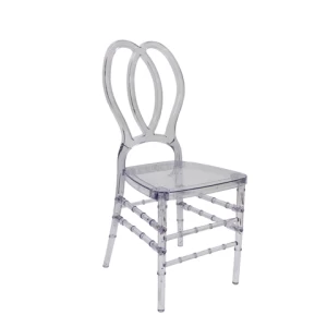 Stackable clear resin acrylic plastic banquet party tiffany hotel  wedding chiavari butterfly  chair
