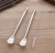 Stainless Steel 6.22&quot; Filter Loose Leaf Tea Infuser Barware Strainer Stirring Straws,  Silver Spoons Bombillas Yerba Mate Straw
